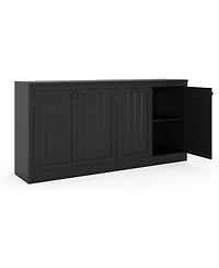 gaomon 63" Sideboard Cabinet with 4 Doors, Modern Buffet Storage Cabinet for Dining Room, Living Room, Office