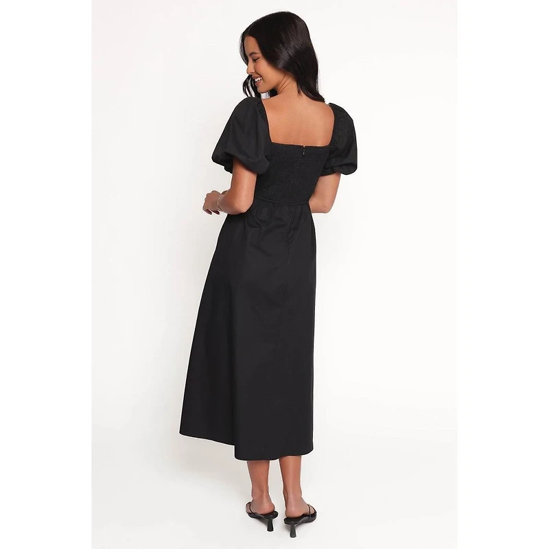 Petal and Pup Women's Clo Puff Sleeve Midi Dress