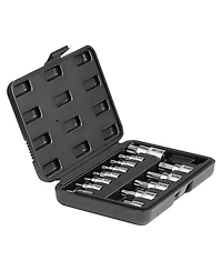 Sugfit 13-Piece Torx Bit Socket Set with T8-T60 Sizes & Secure Storage