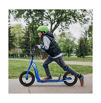 Hongge Youth Kick Scooter with Adjustable Height and Inflatable Wheels