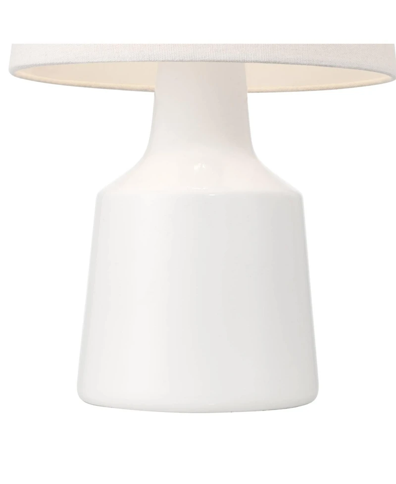 360 Lighting Tango 20 1/2" High Small Modern Coastal Accent Table Lamps Set of 2 White Ceramic White Shade Living Room Bedroom