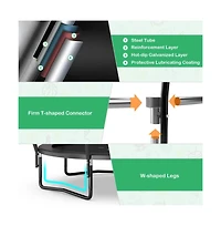 Hongge 8 Foot Astm Certified Recreational Trampoline with Ladder