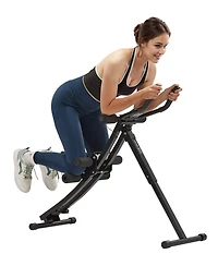 Mecale Ab Workout Machine, Foldable Core Trainer with Adjustable Resistance for Home Exercise, 440 lb Capacity