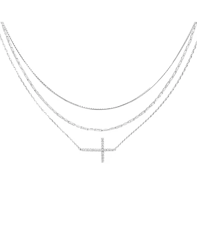 Bearfruit Jewelry Plated Sterling Golden Girl Necklace Set Holiday Gift Idea