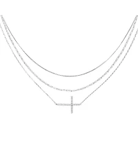 Bearfruit Jewelry Plated Sterling Golden Girl Necklace Set Holiday Gift Idea