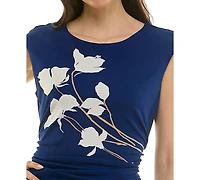 Taylor Women's Floral Fit and Flare Dress