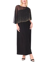Msk Plus Embellished Crew Neck Maxi Dress