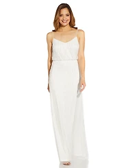 Adrianna Papell Embellished Blouson Gown