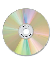 Verbatim 96159 700 Mb/80 min 52X Archival Grade Cd-r Recordable Disc in Spindle - Gold (50/Pack