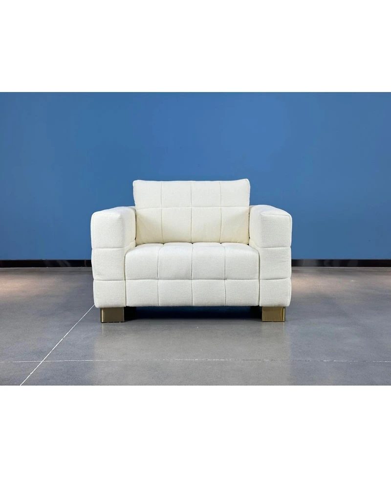Streamdale Furniture Plush Polyester Sofa: Soft, Spring Seat