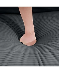 Streamdale Furniture Oversized Modular Corduroy Sofa with Ottoman