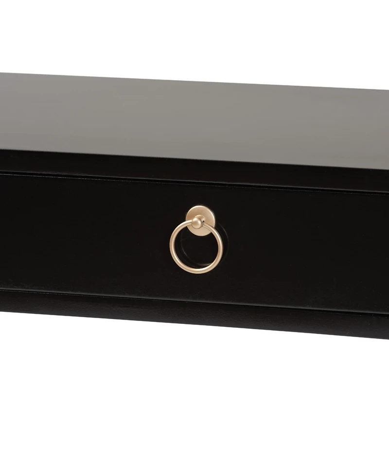 Baxton Studio Beagan 15.7" Metal Contemporary Console Table