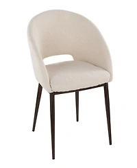 Lumisource 31" Fabric Renee Contemporary Dining Chair