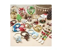 Sperric Silicone Christmas Teether Ring Toy for Baby, Bpa Free Soothing Teething Relief Infant & Toddlers 0-18 Months, Perfect Gift