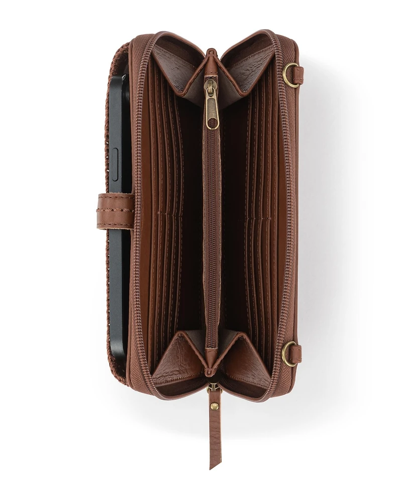 The Sak Iris Smartphone Leather Crossbody Wallet