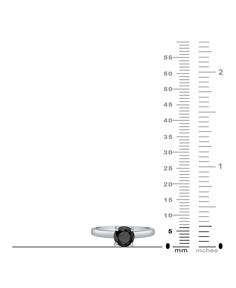 Macy's Round Solitaire Ring (1 ct. t.w.) in 14k White Gold