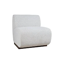 Jofran Modern Banquette Upholstered Sectional One Seat Bench with Performance Fabric