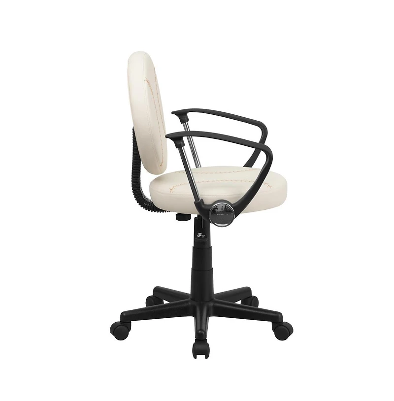 Emma+Oliver Sports Swivel Task Office Chair with Arms