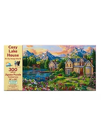 Cozy Lake House 300 piece Jigsaw Puzzle for Adults
