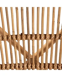 Furniture Tugera 22" Rattan Bohemian Dining Chair