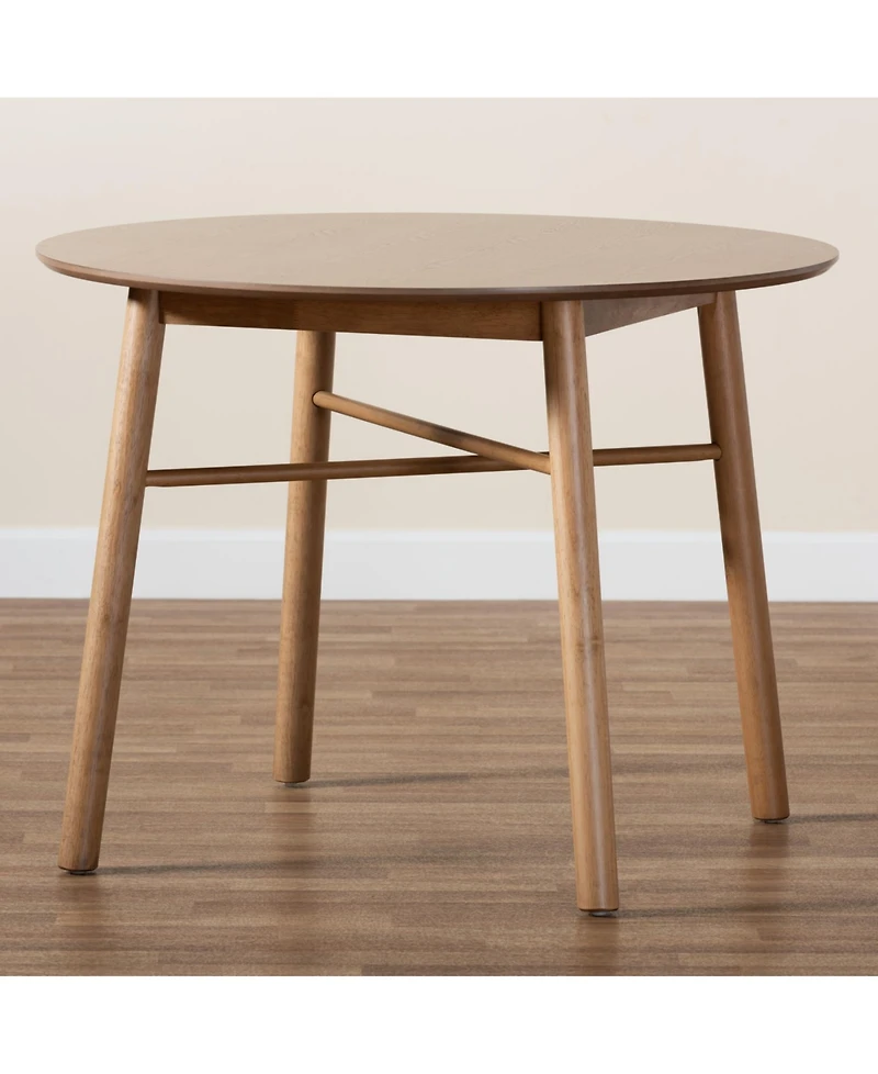 Boxton Studio Denmark 39.4" Wood Mid-Century Dining Table