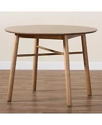 Boxton Studio Denmark 39.4" Wood Mid-Century Dining Table