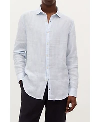 Scalpers Men's New Fancy Linen Shirt.