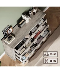 Gaomon Dresser for Bedroom with 8 Drawers, Farmhouse Chests of Drawers