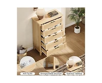 Gaomon Fluted Dresser for Bedroom with Drawers