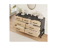 gaomon 52-Inch Wide Freestanding 7-Drawer Bedroom Dresser