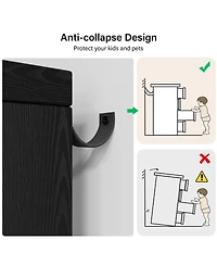 gaomon 6 Drawer Dresser with Vintage Pattern Design, Modern Chest