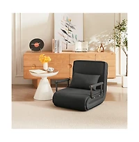 Cesicia Convertible Sofa for Adults Folding Futon Bed with Adjustable Backrest Small Spaces & Office