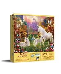 SunsOut Castle Unicorns 1000 piece Jigsaw Puzzle for Adults