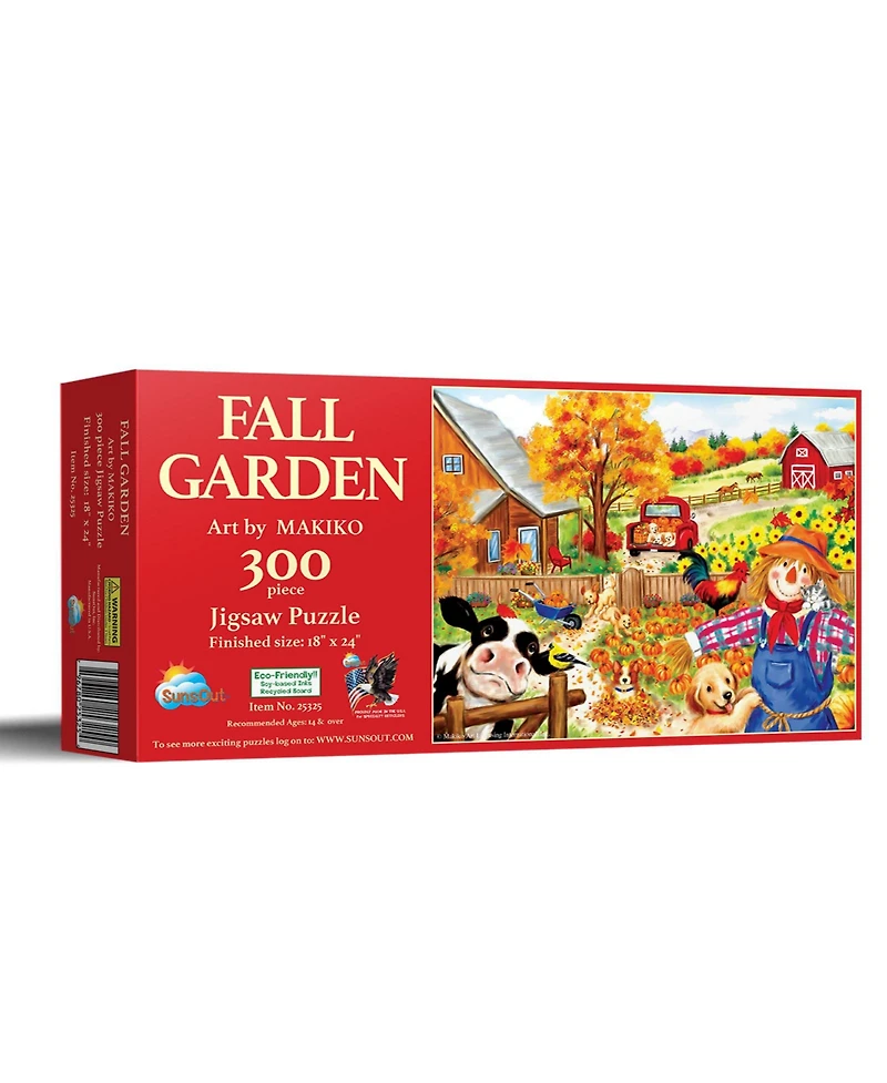 SunsOut Fall Garden 300 piece Jigsaw Puzzle for Adults