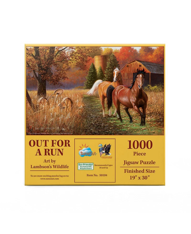 SunsOut Out for a Run 1000 piece Jigsaw Puzzle for Adults