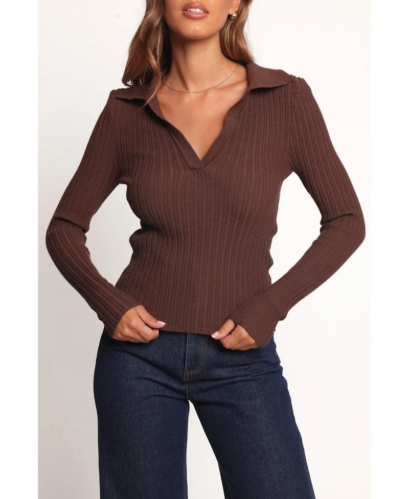 Petal and Pup Women's Emmerson Long Sleeve Knit Top