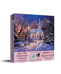 SunsOut The Old Christmas Church 1000 piece Jigsaw Puzzle for Adults Christmas