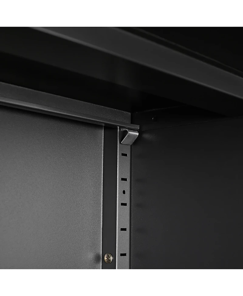 Streamdale Storage Locker Cabinet with Door Locks & Adjustable Shelves