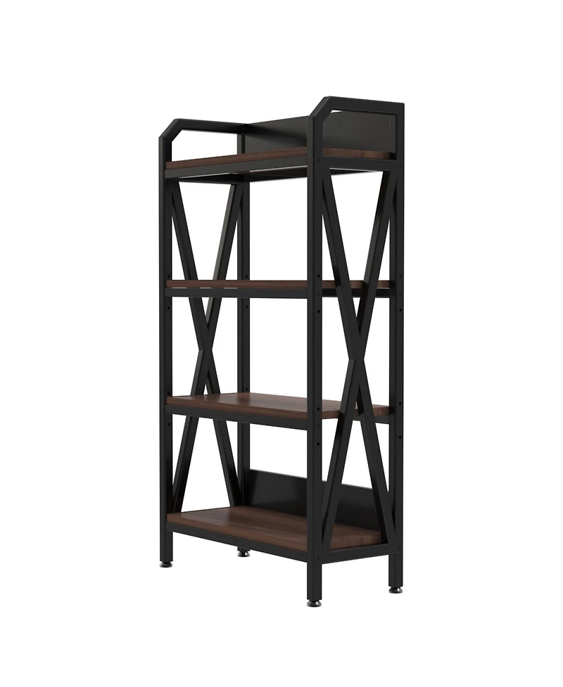 Streamdale 56" Baker's Rack 4-Tier Metal/Wood Kitchen Storage Organizer