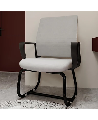 Streamdale Furniture Minimalist Modern Office Chair - Metal Frame Soft Home/Office