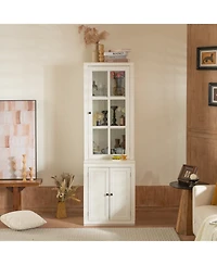 Streamdale Furniture Display Cabinet with Glass Door