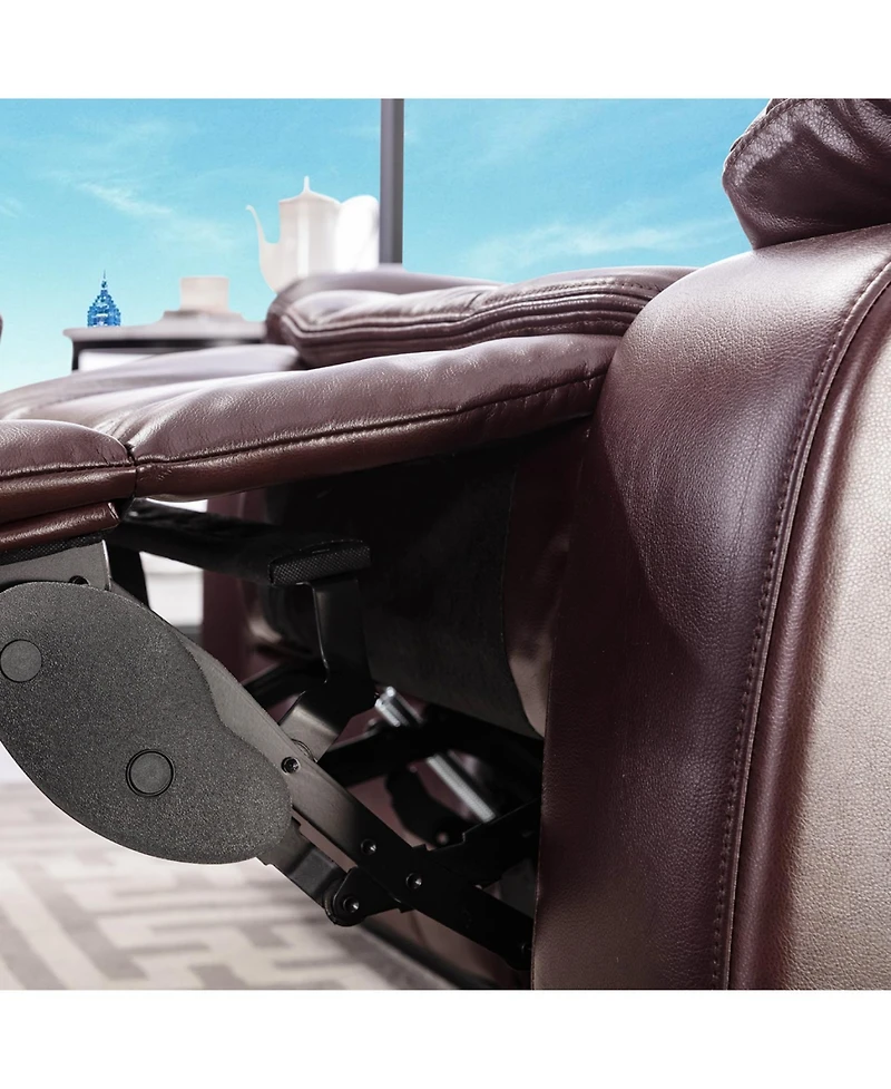 Streamdale Furniture Breathable Leather Manual Reclining recliner chair for living room
