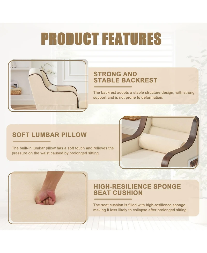 Streamdale Furniture Oversized Chaise Lounge Indoor Sofa Bed