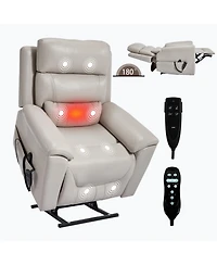 Streamdale Furniture Power Lift Recliner, 350 Lbs, Massage & Heat