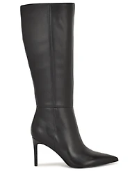 Nine West Women's Cook Wide Calf Tall Stiletto Dress Boots