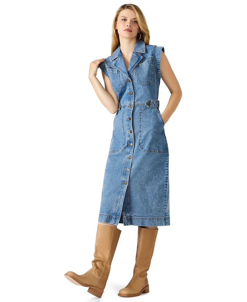 Steve Madden Women's Collared Julieta A-Line Dress