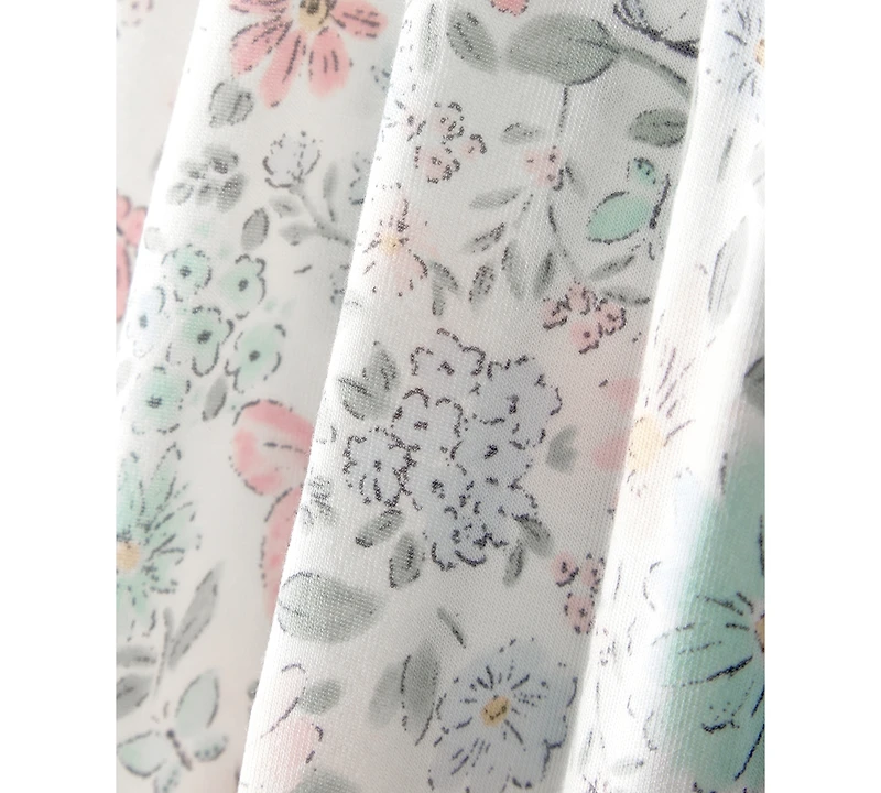 Carter's Baby Girls' Butterfly Garden Print Pants, 2-Pack