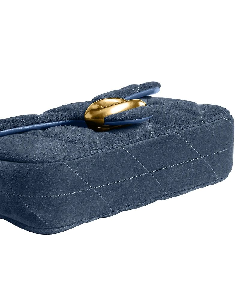 Coach Tabby Mini Quilted Suede Crossbody Bag