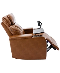 Streamdale Furniture Power Recliner with Usb Charger, Storage, Cup Holder, Bluetooth