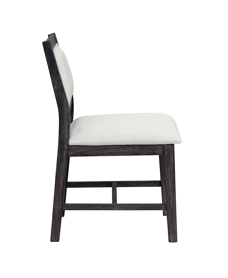 Streamdale Furniture Retro 7-Piece Dining Table Set for 6 (Espresso